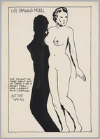 KT 2010 009
<br/>
Life-drawing model
<br/>
<em>Pettibon, Raymond (1957)</em>